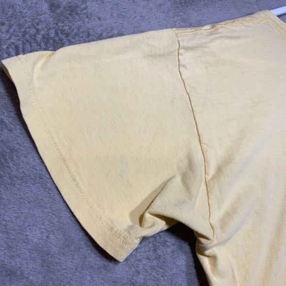 Vintage Gus Macker Shirt Mens Large Gusbuster Basketball Retro Yellow Faded 90s - Picture 11 of 12